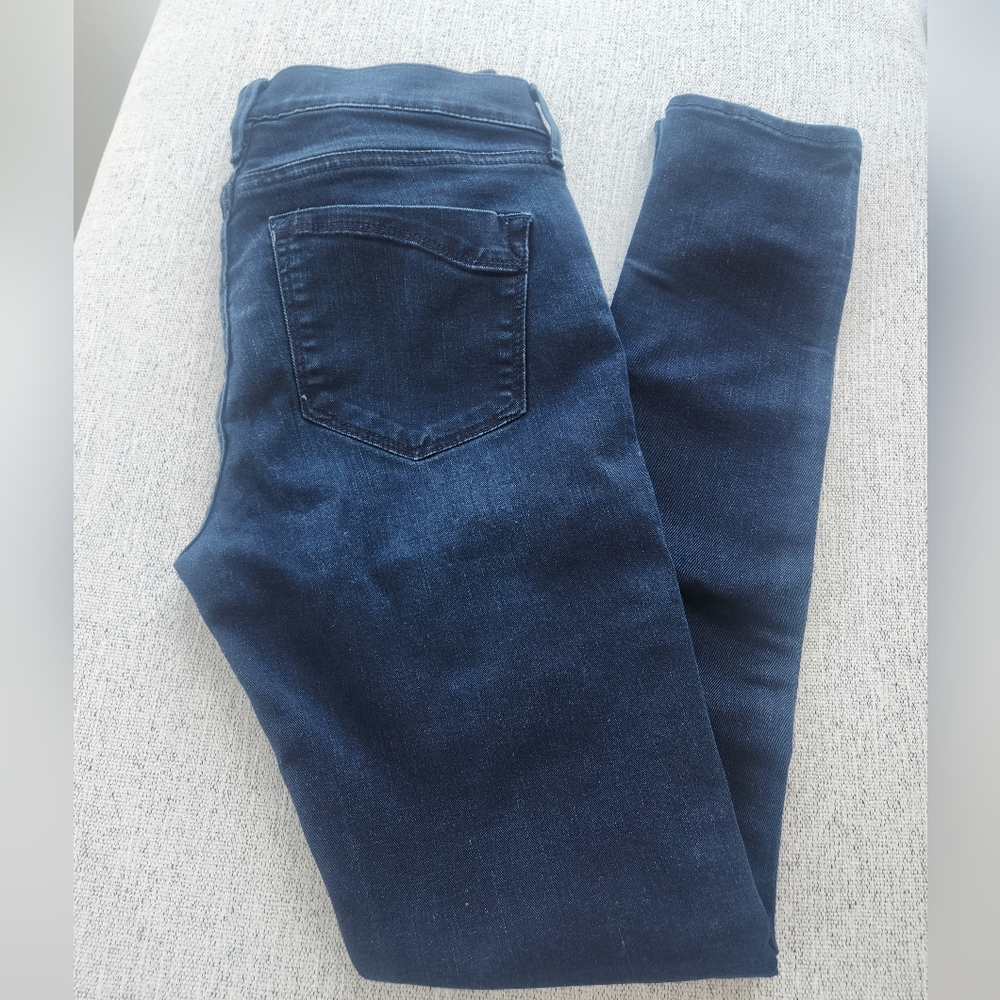 Express Dark Blue Skinny Jeans for Women